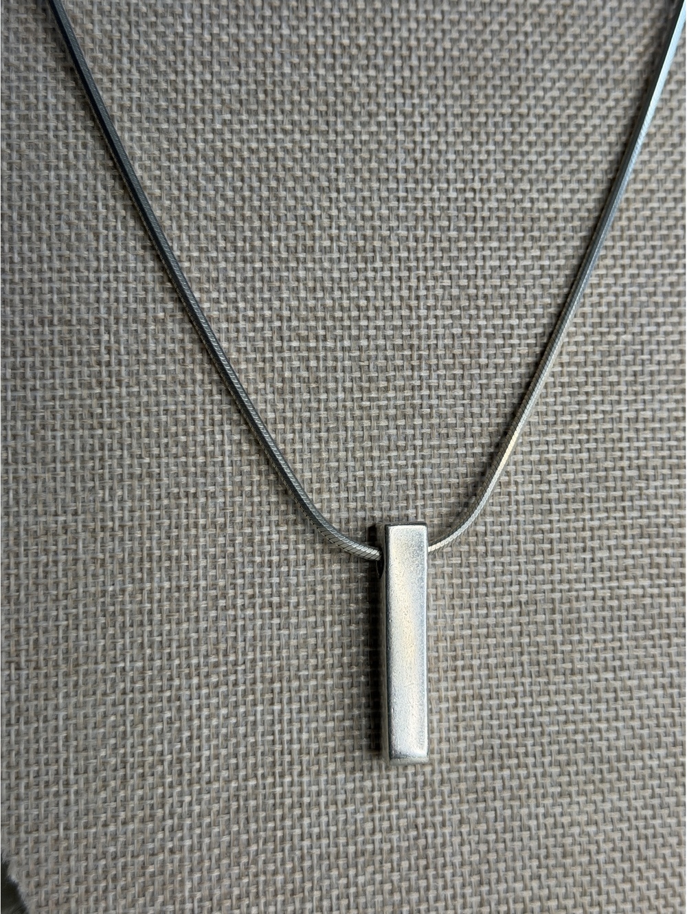 RARE Silpada Bar of Silver Pendent Vintage S0474